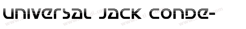 Universal Jack Conde字体转换